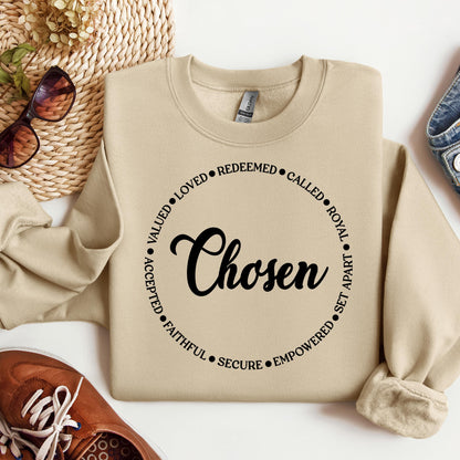 Chosen Valued Loved Redeemed Called Royal Set Apart Empowered Secure Faithful Accepted 01