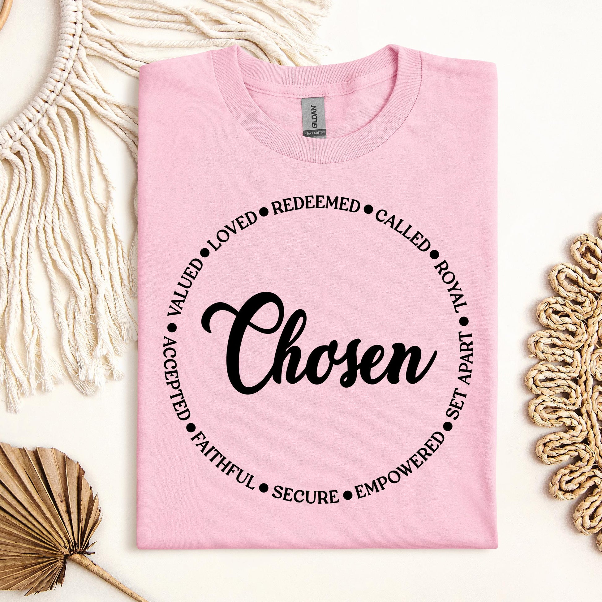 Chosen Valued Loved Redeemed Called Royal Set Apart Empowered Secure Faithful Accepted 01
