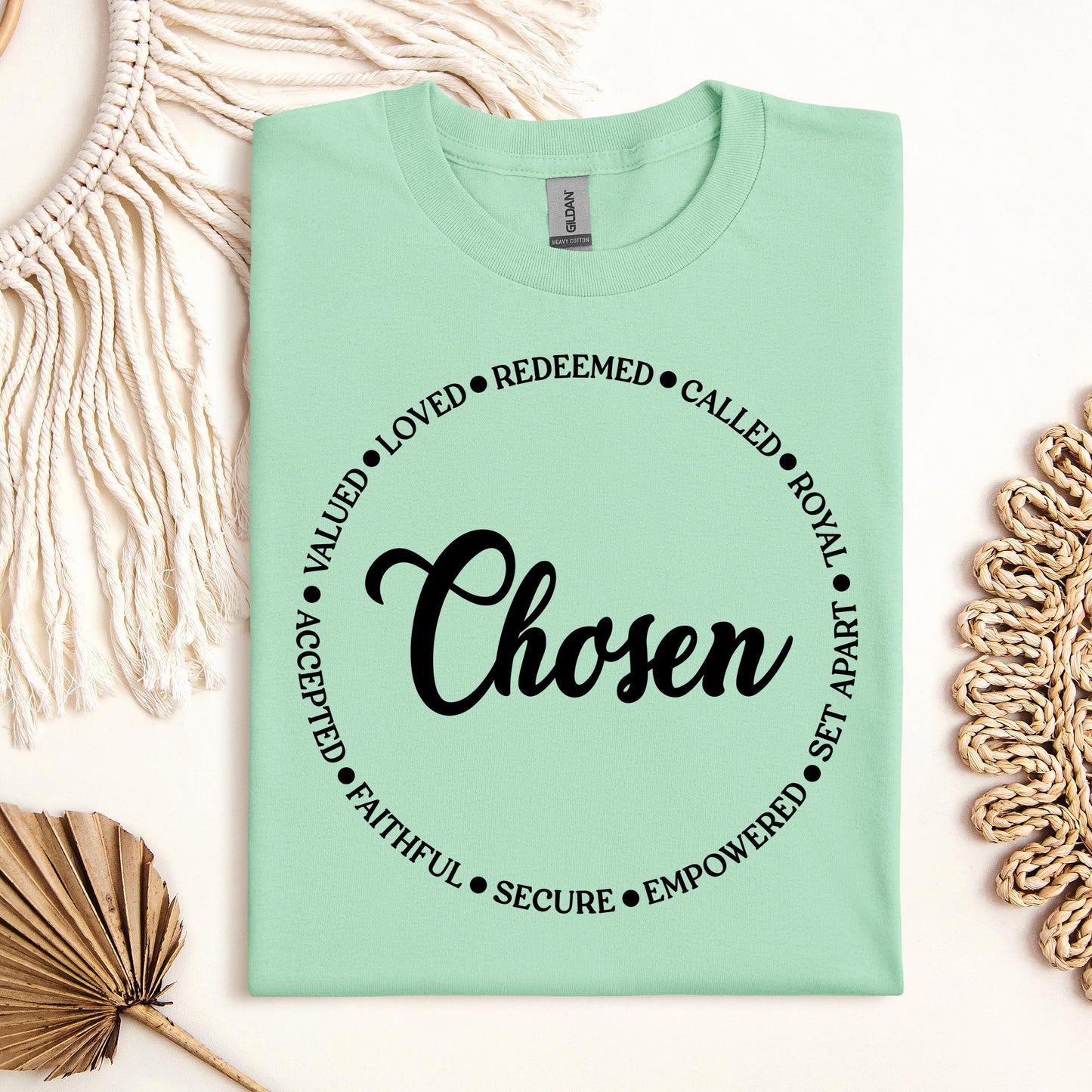 Chosen Valued Loved Redeemed Called Royal Set Apart Empowered Secure Faithful Accepted 01