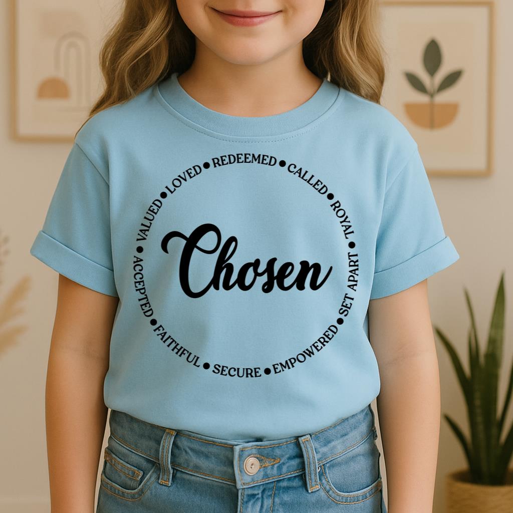 Chosen Valued Loved Redeemed Called Royal Set Apart Empowered Secure Faithful Accepted 01