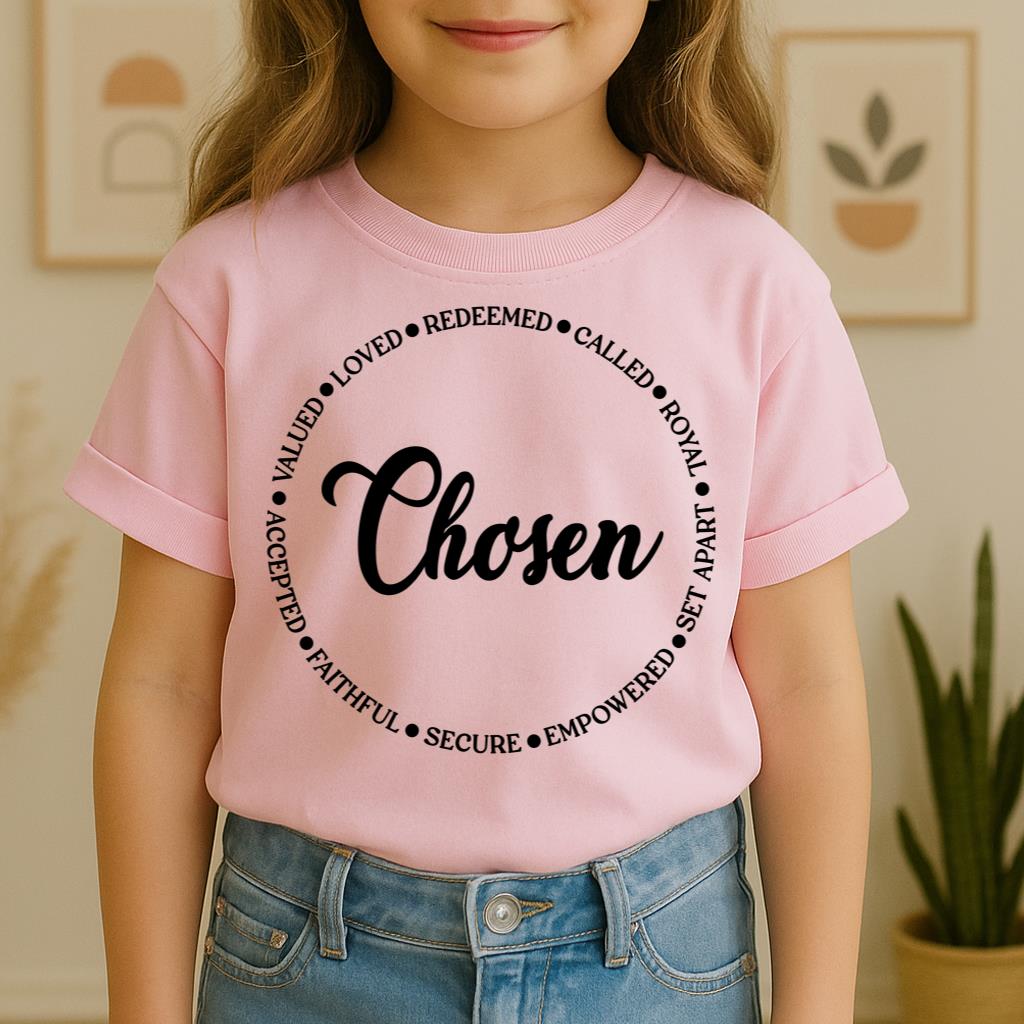 Chosen Valued Loved Redeemed Called Royal Set Apart Empowered Secure Faithful Accepted 01