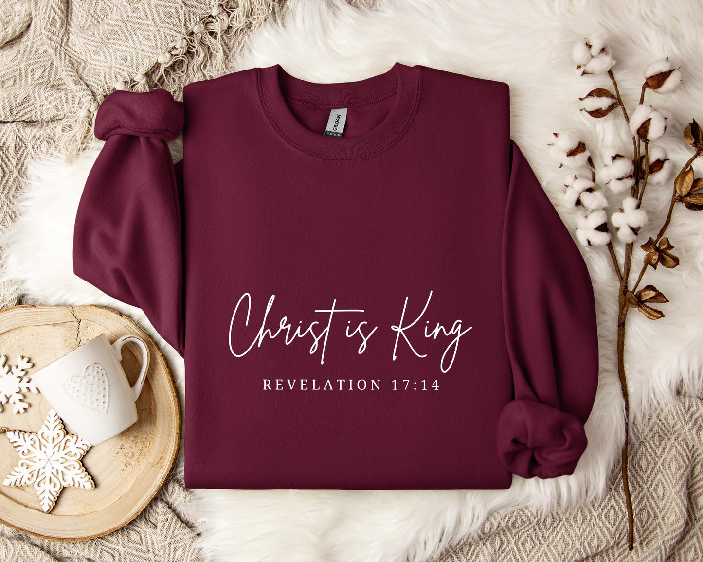 Christ Is King Revelation 17.14 Sweatshirt
