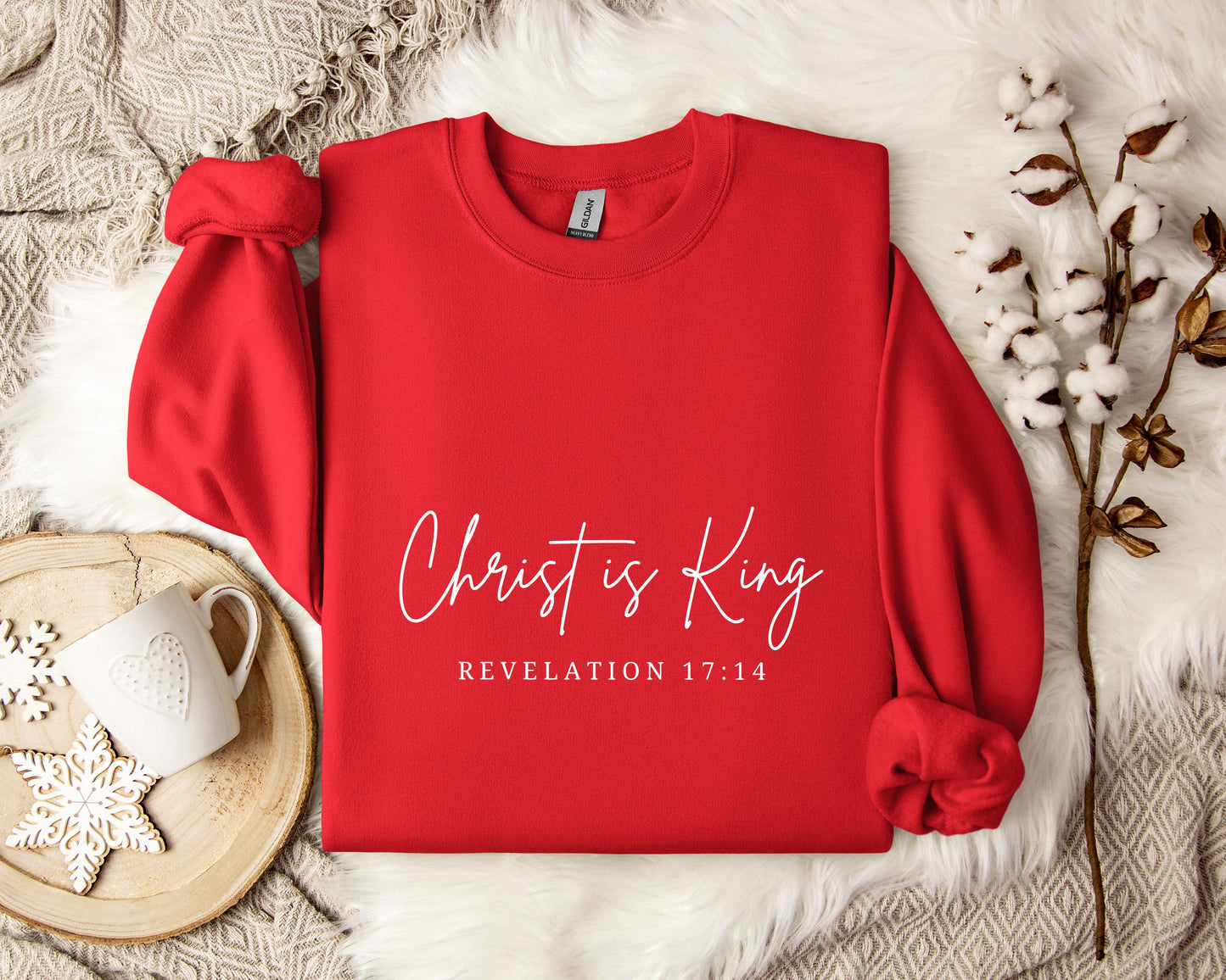 Christ Is King Revelation 17.14 Sweatshirt