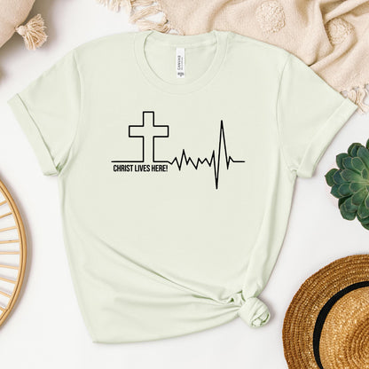 Christ Lives Here Heartbeat