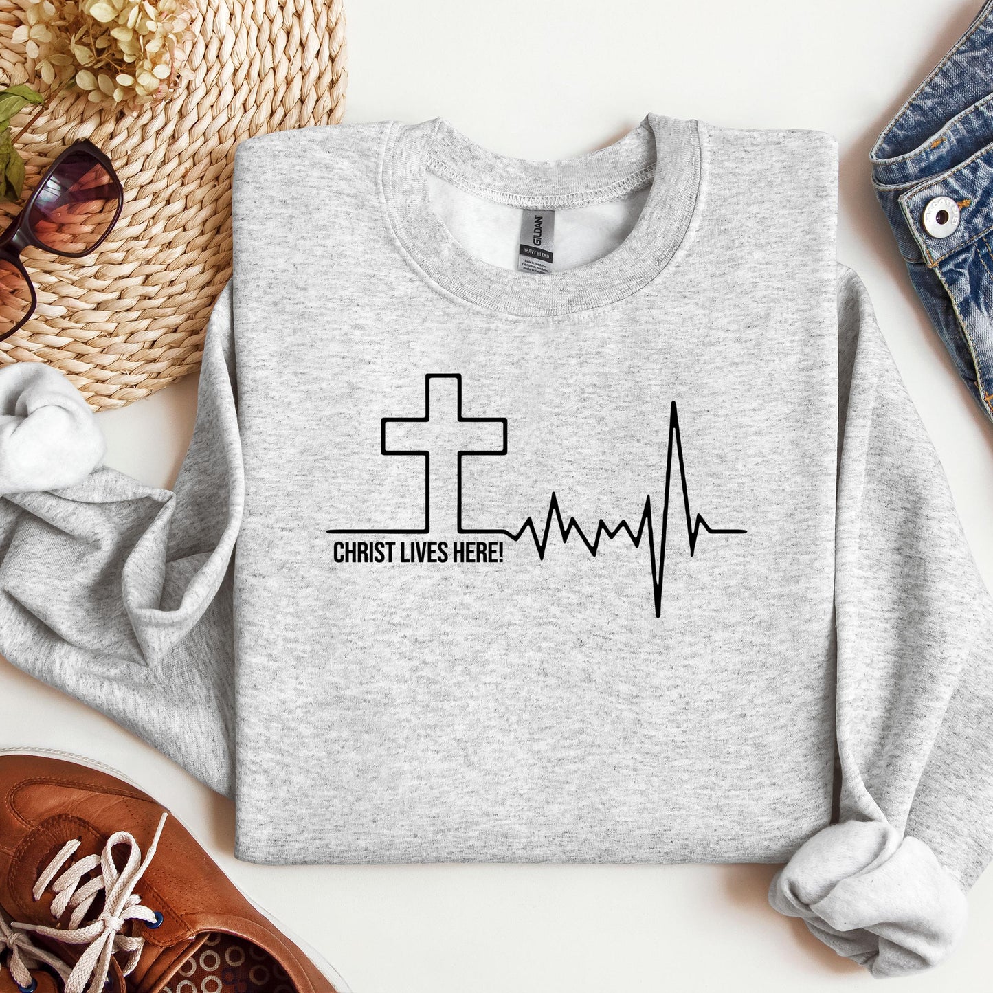 Christ Lives Here Heartbeat