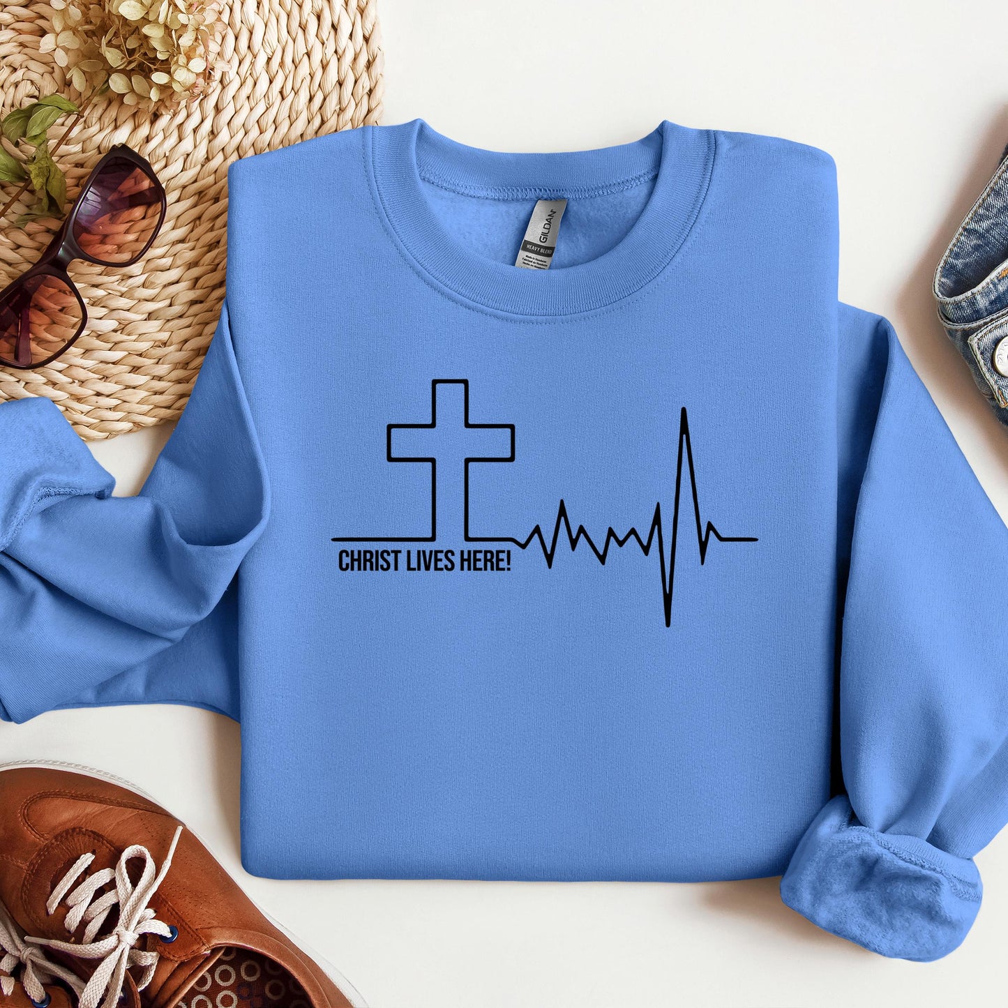 Christ Lives Here Heartbeat