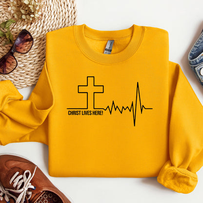 Christ Lives Here Heartbeat