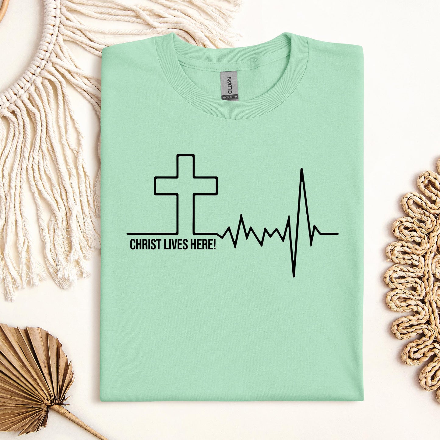 Christ Lives Here Heartbeat