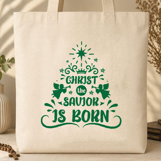 Christ The Savior Is Born Tote Bag
