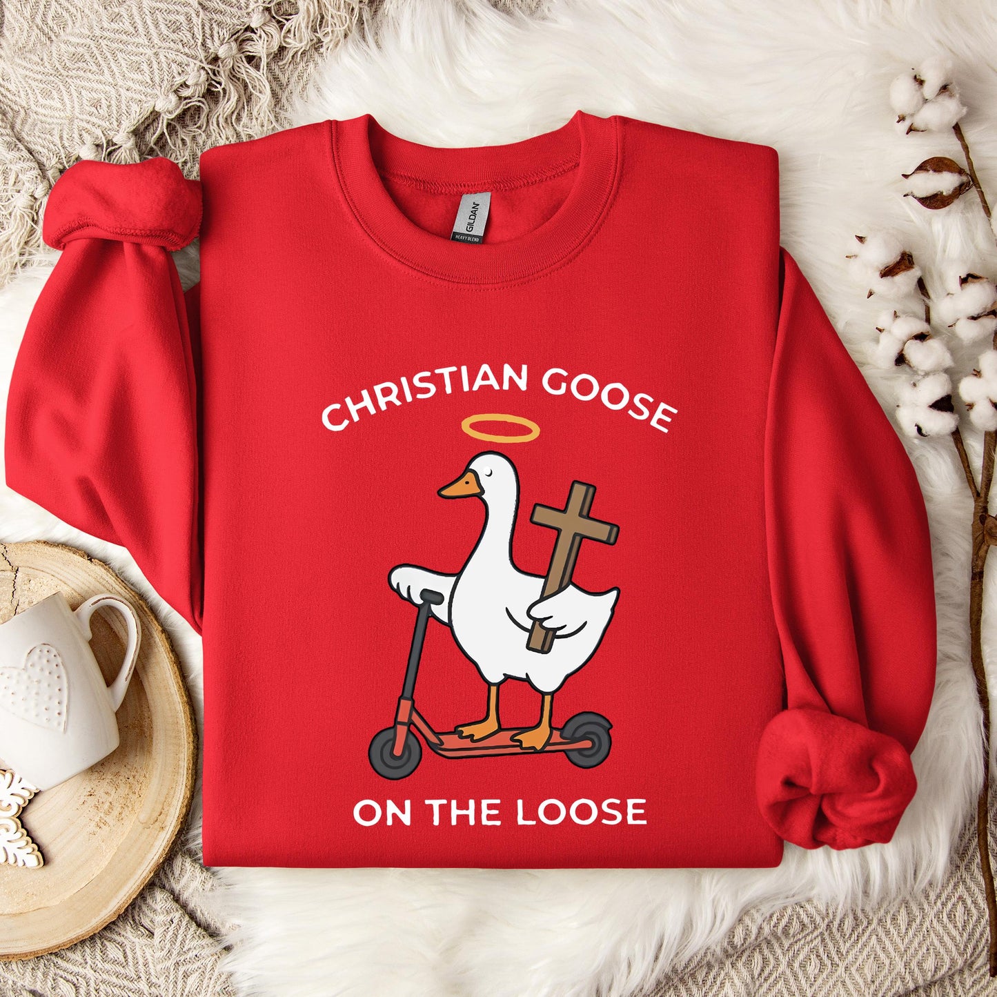 Christian Goose On The Loose Sweatshirt