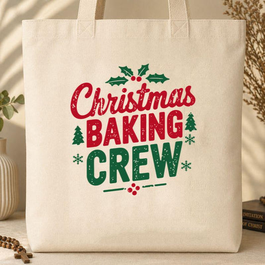 Christmas Baking Crew Tote Bag