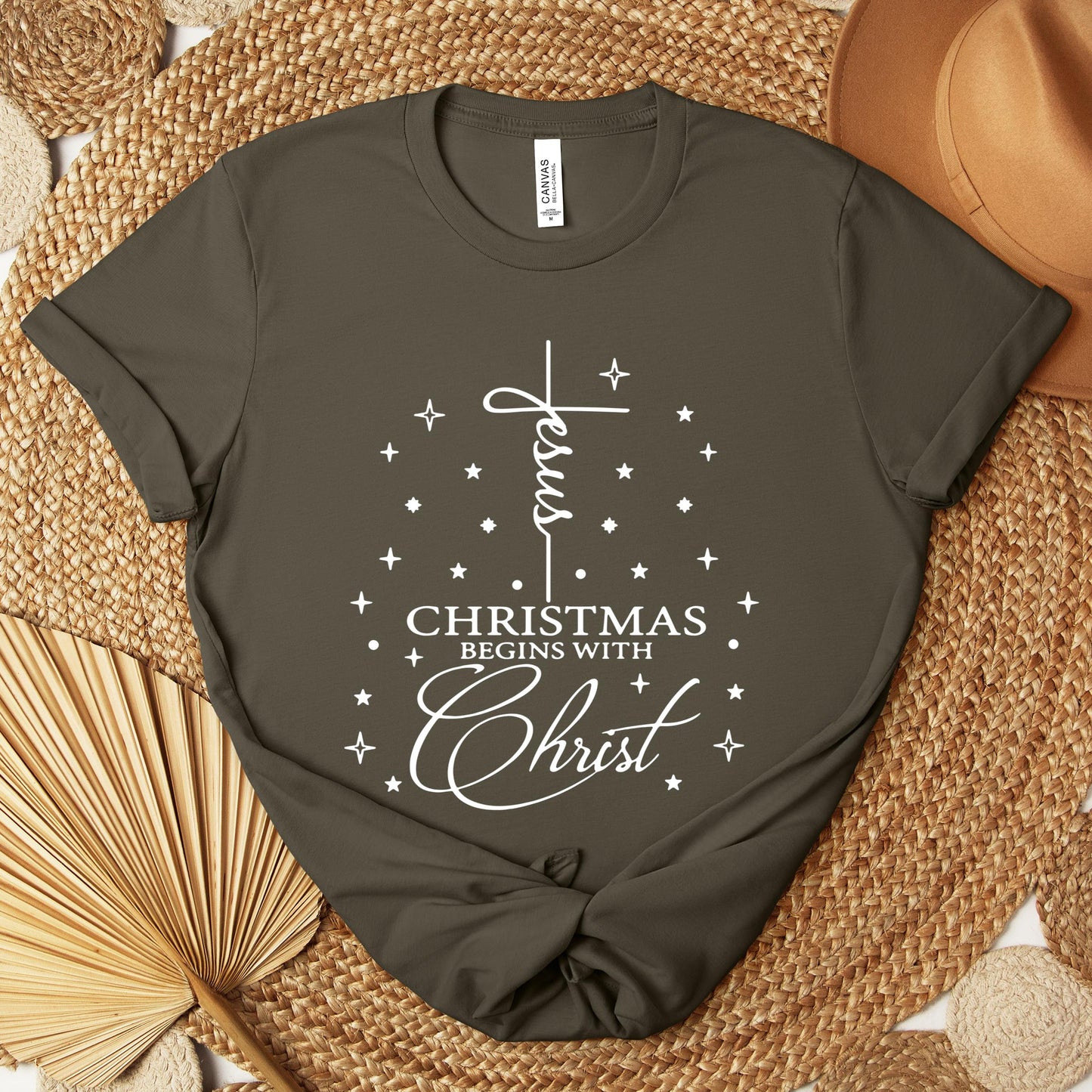 Christmas Begins With Christ 01 Premium T-shirt