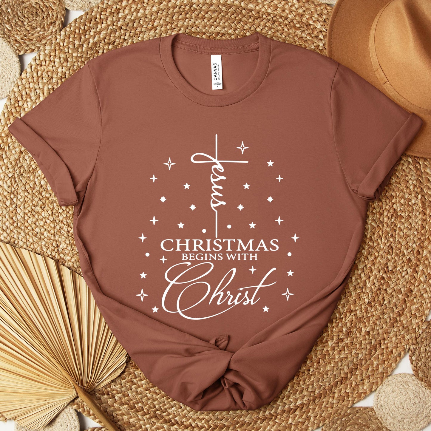 Christmas Begins With Christ 01 Premium T-shirt