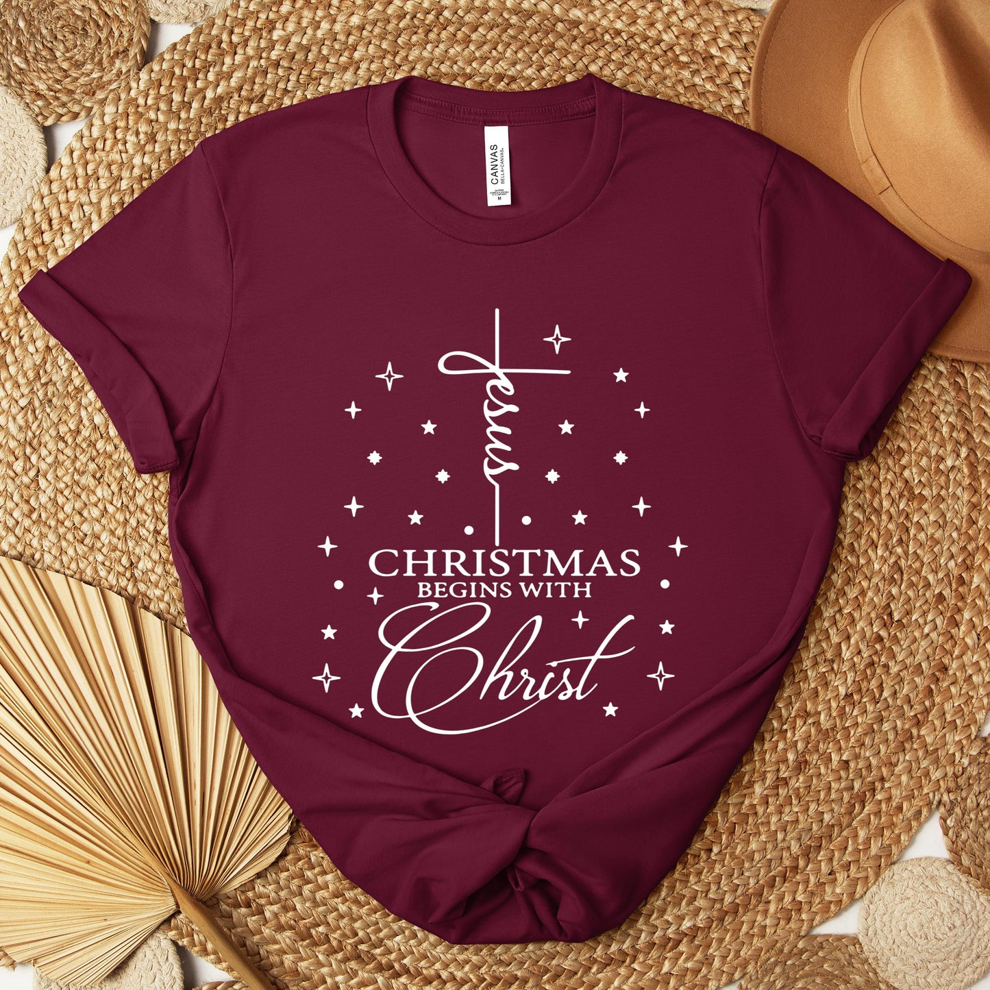Christmas Begins With Christ 01 Premium T-shirt