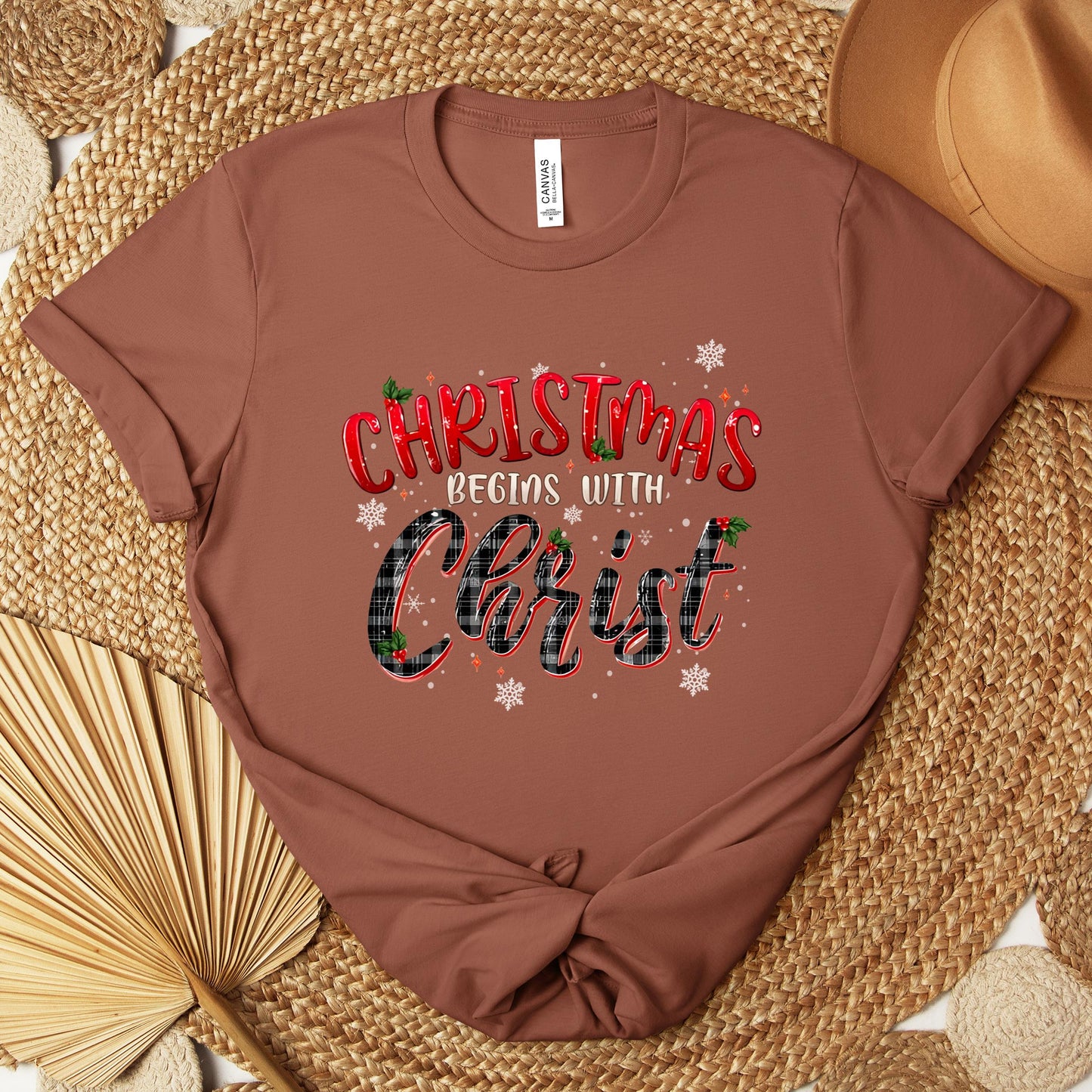 Christmas Begins With Christ 02 Premium T-shirt