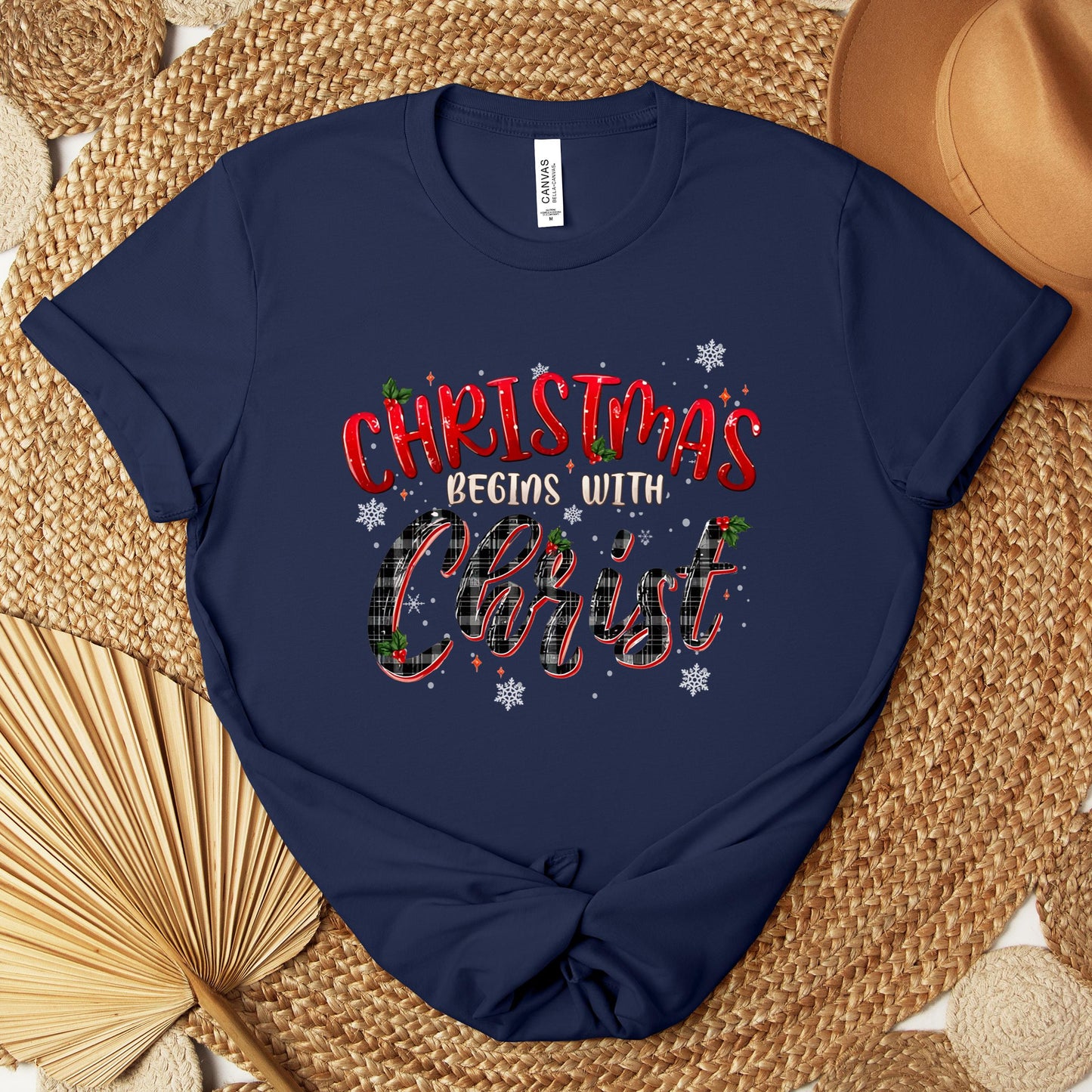 Christmas Begins With Christ 02 Premium T-shirt