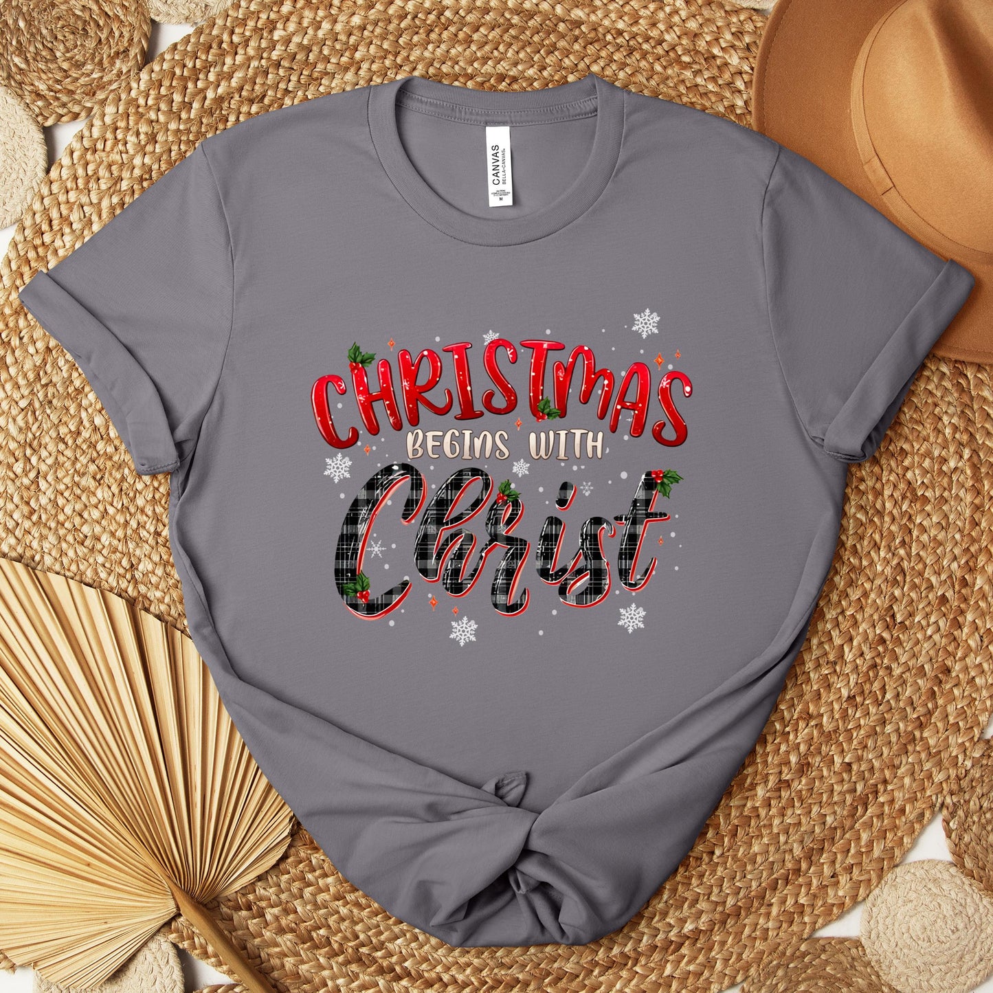 Christmas Begins With Christ 02 Premium T-shirt
