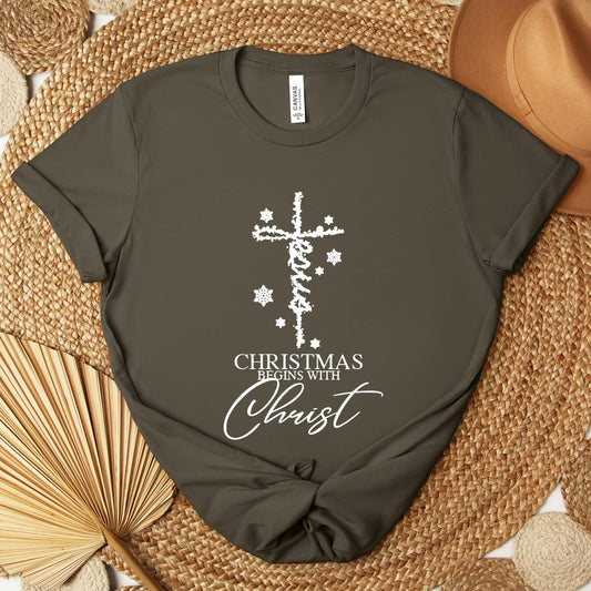 Christmas Begins With Christ 04 Premium T-shirt