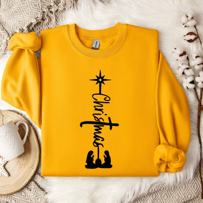 Christmas Cross 01 Sweatshirt
