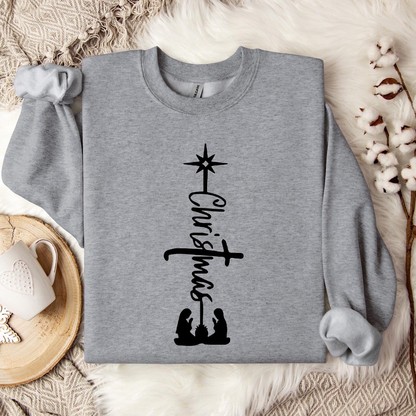 Christmas Cross 01 Sweatshirt