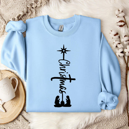 Christmas Cross 01 Sweatshirt