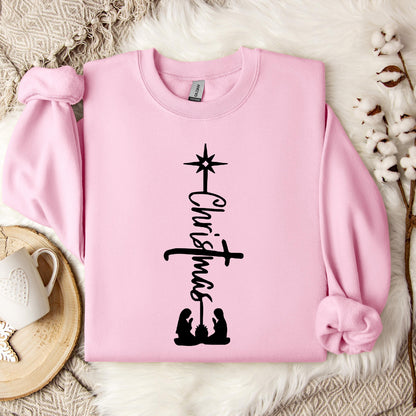 Christmas Cross 01 Sweatshirt