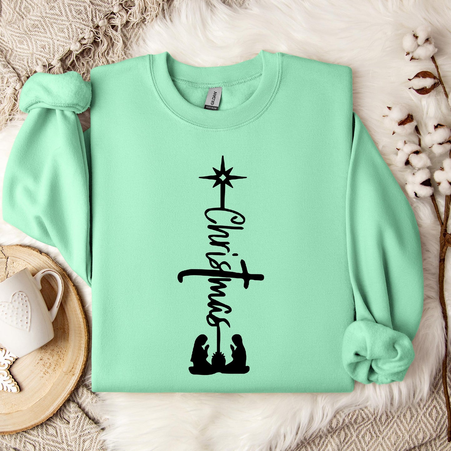 Christmas Cross 01 Sweatshirt