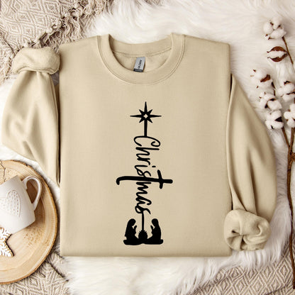 Christmas Cross 01 Sweatshirt