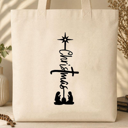 Christmas Cross 01 Tote Bag