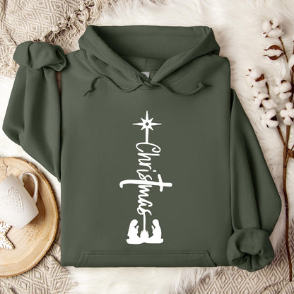 Christmas Cross 02 Hoodie