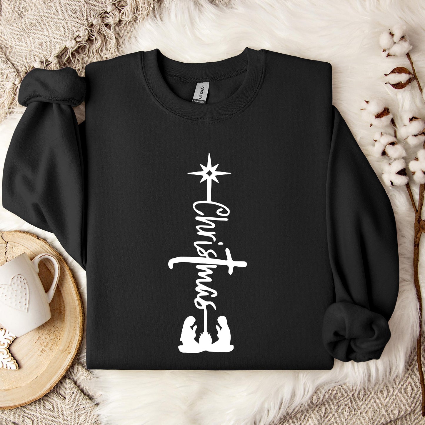 Christmas Cross 02 Sweatshirt
