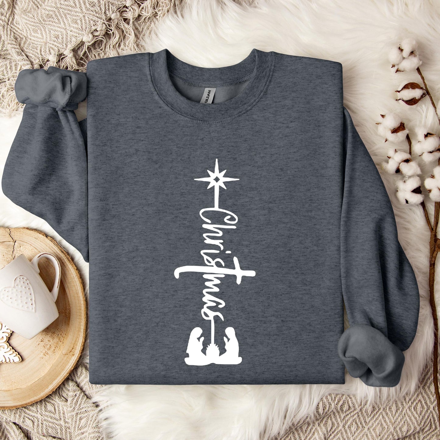 Christmas Cross 02 Sweatshirt