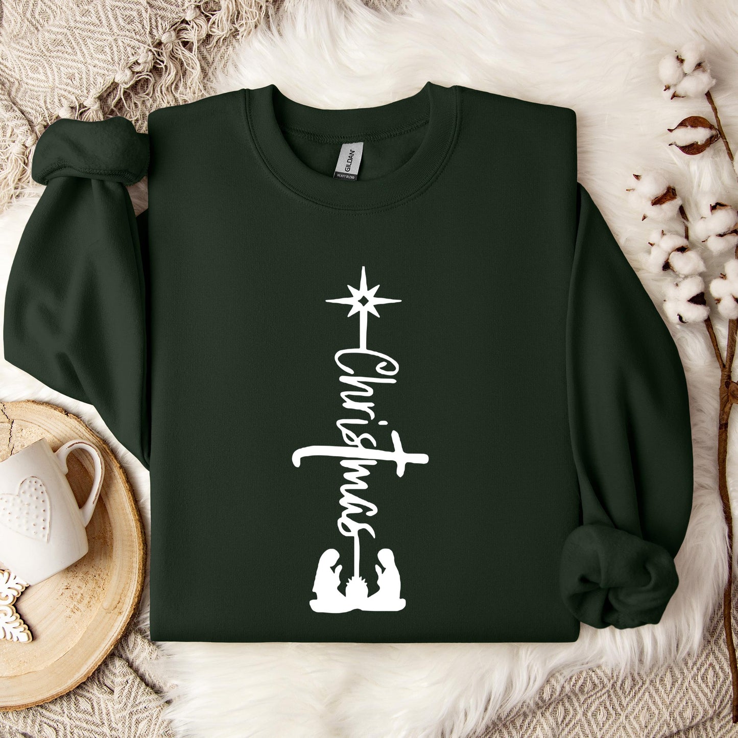 Christmas Cross 02 Sweatshirt