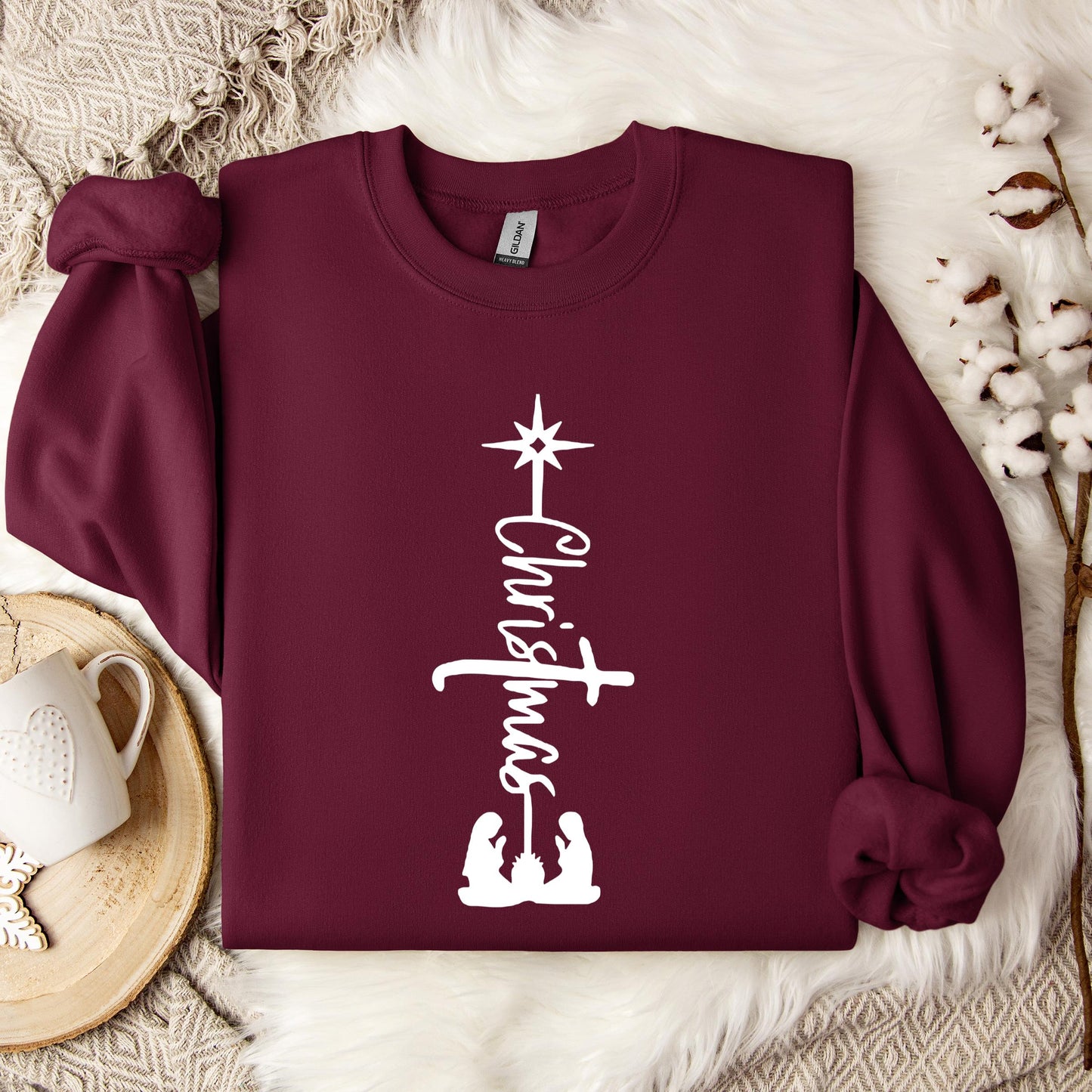 Christmas Cross 02 Sweatshirt