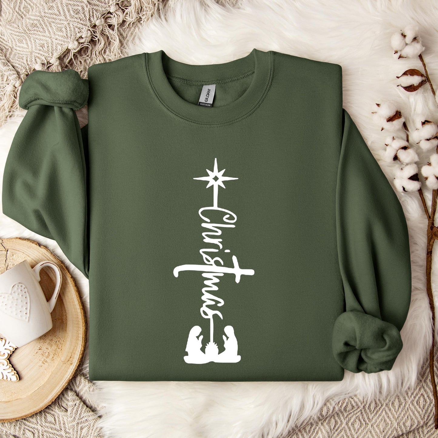Christmas Cross 02 Sweatshirt