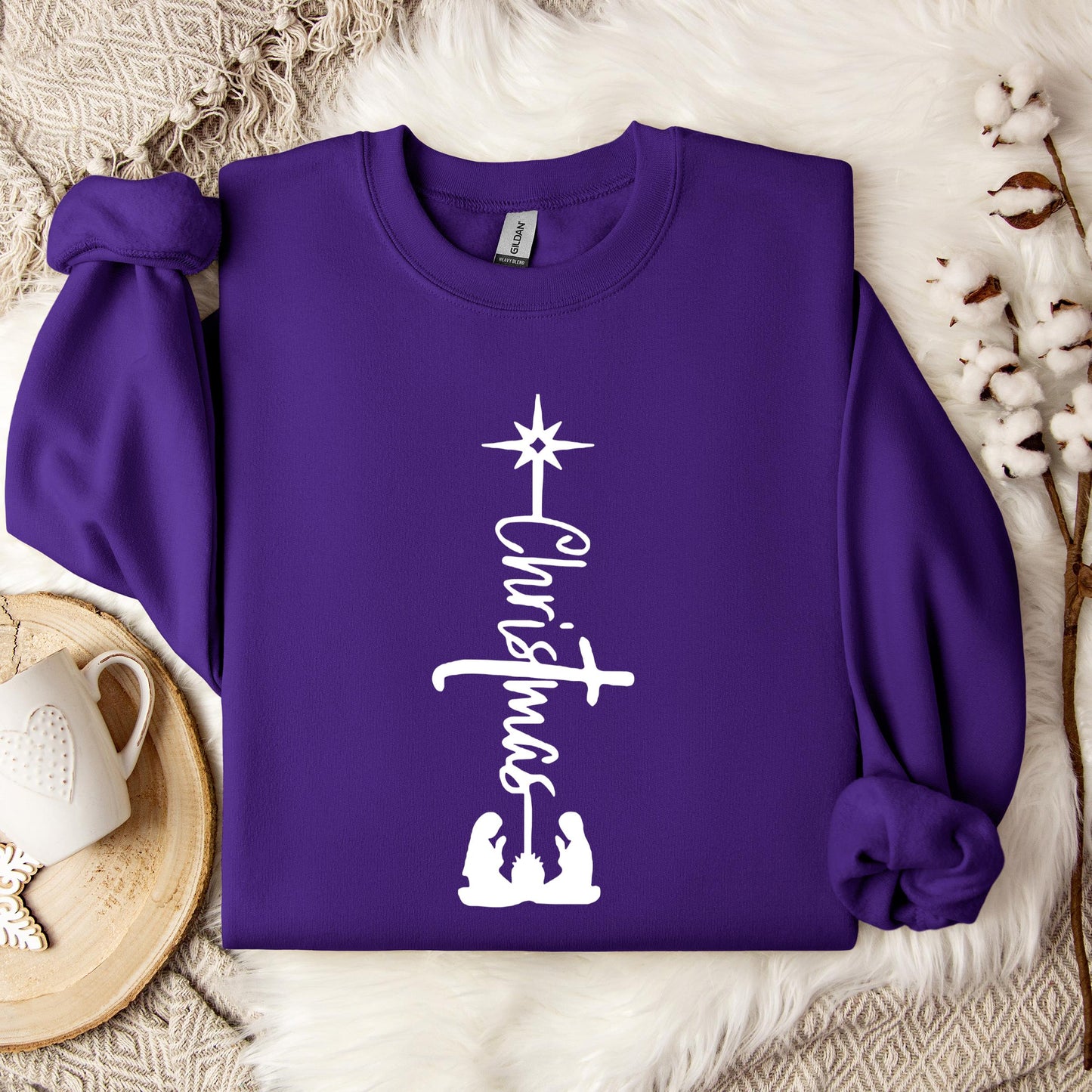 Christmas Cross 02 Sweatshirt