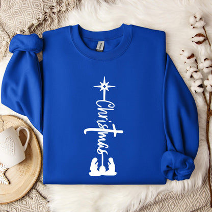 Christmas Cross 02 Sweatshirt