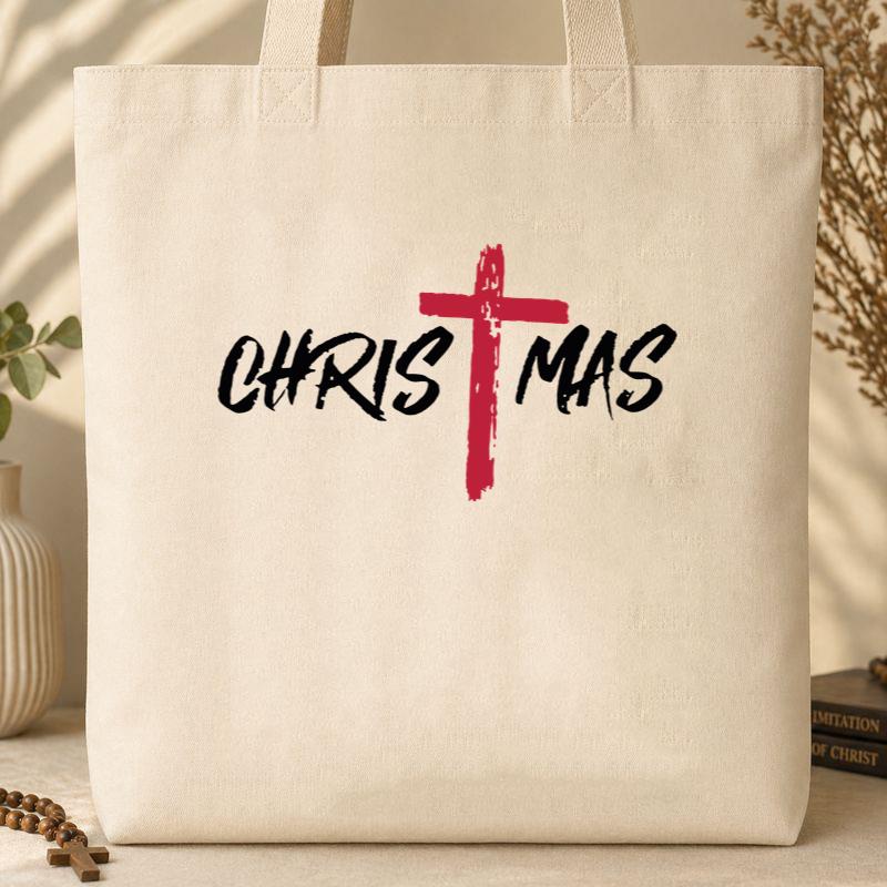 Christmas Cross 05 Tote Bag