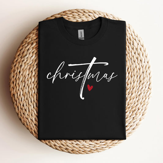 Christmas Cross Heart