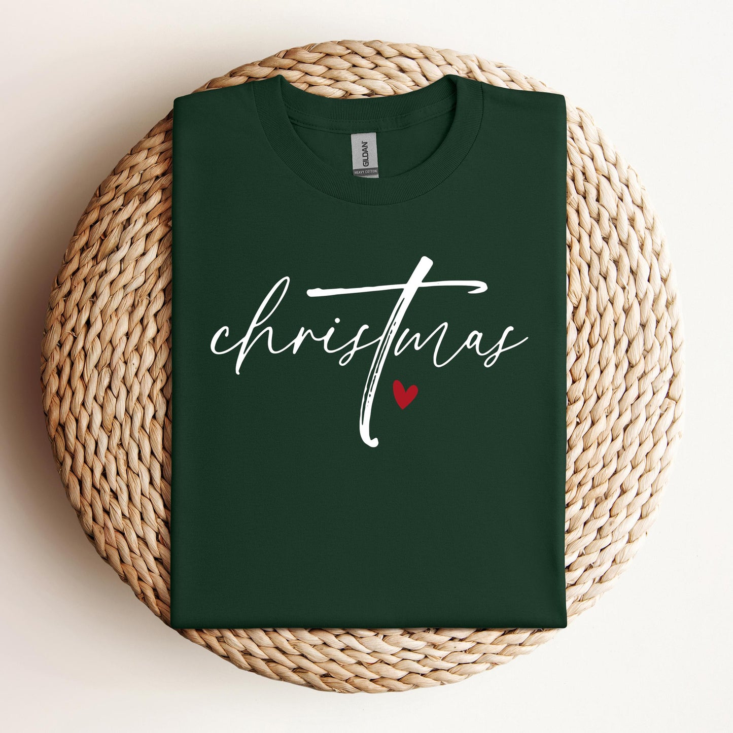 Christmas Cross Heart