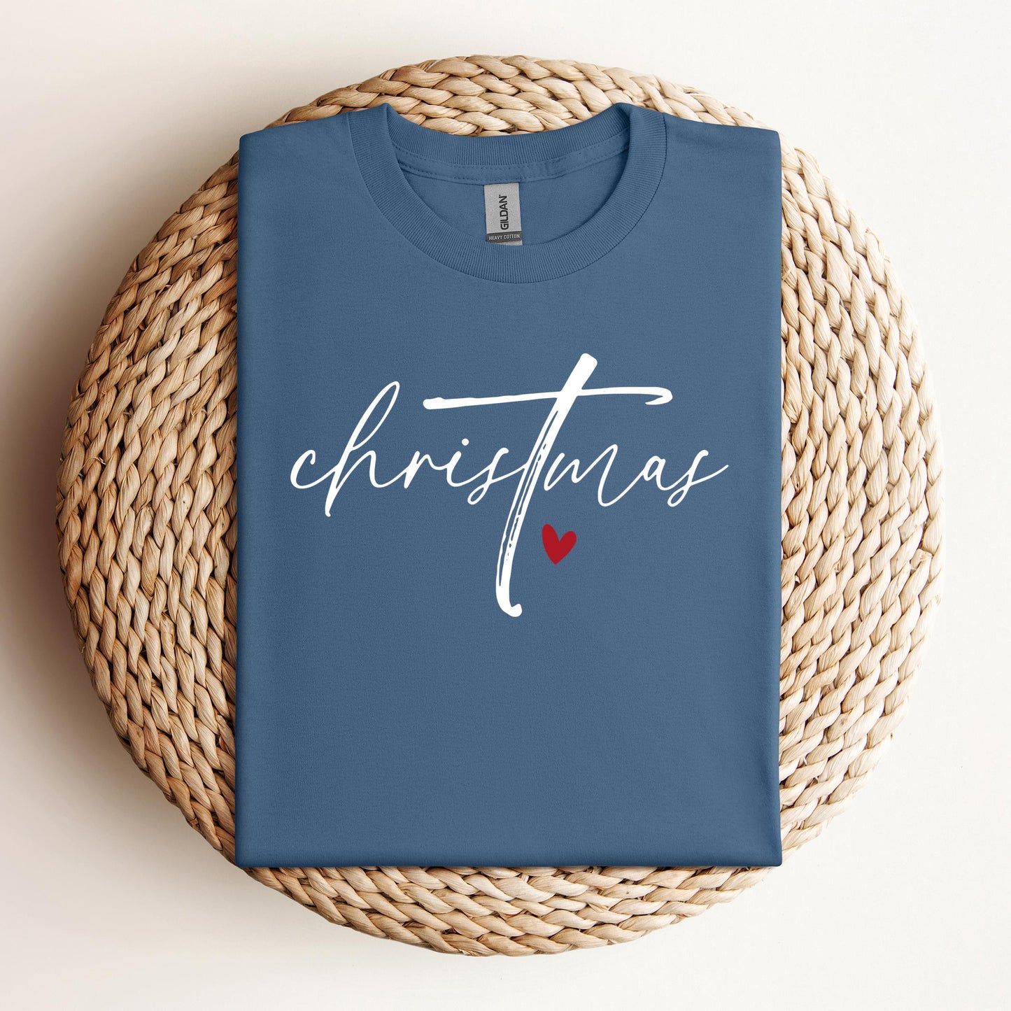 Christmas Cross Heart