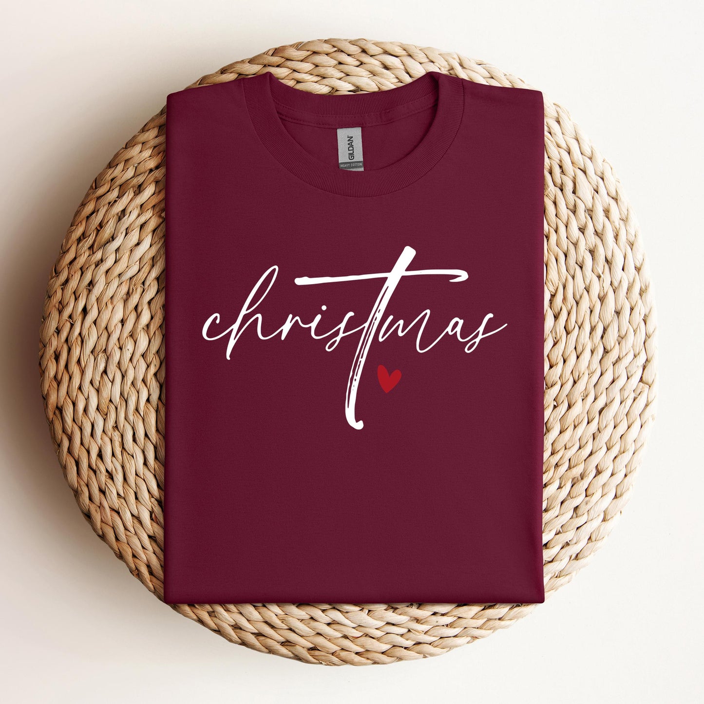 Christmas Cross Heart