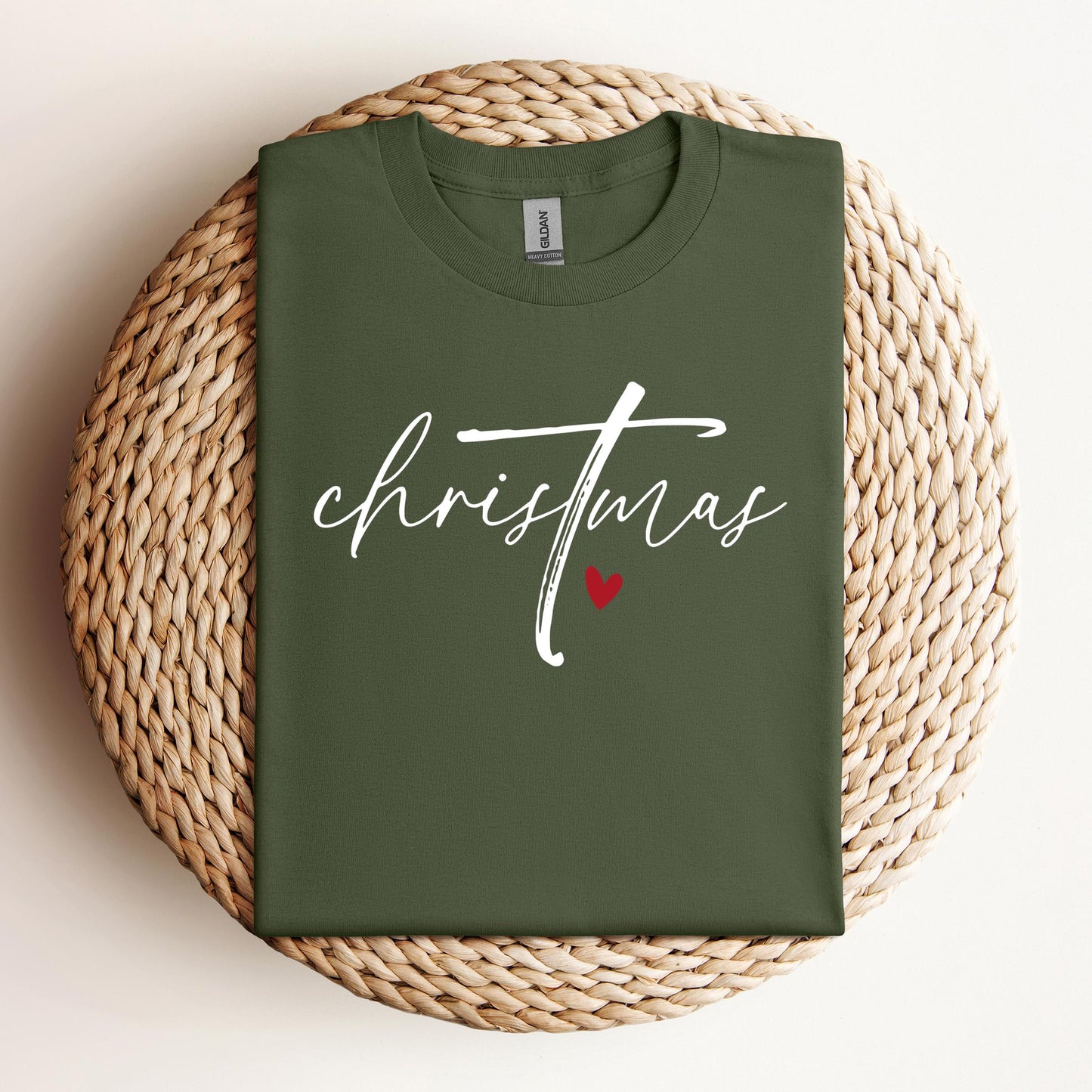 Christmas Cross Heart