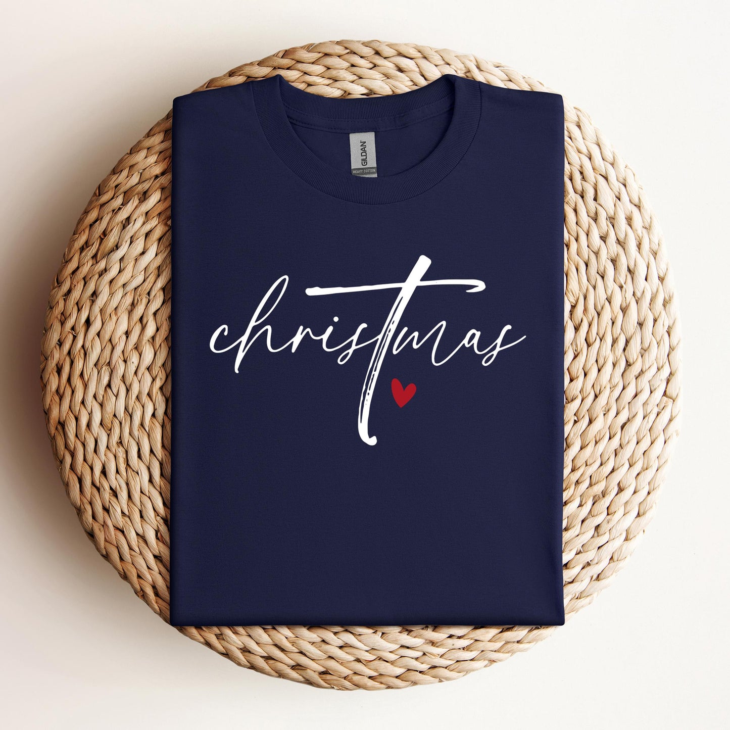 Christmas Cross Heart