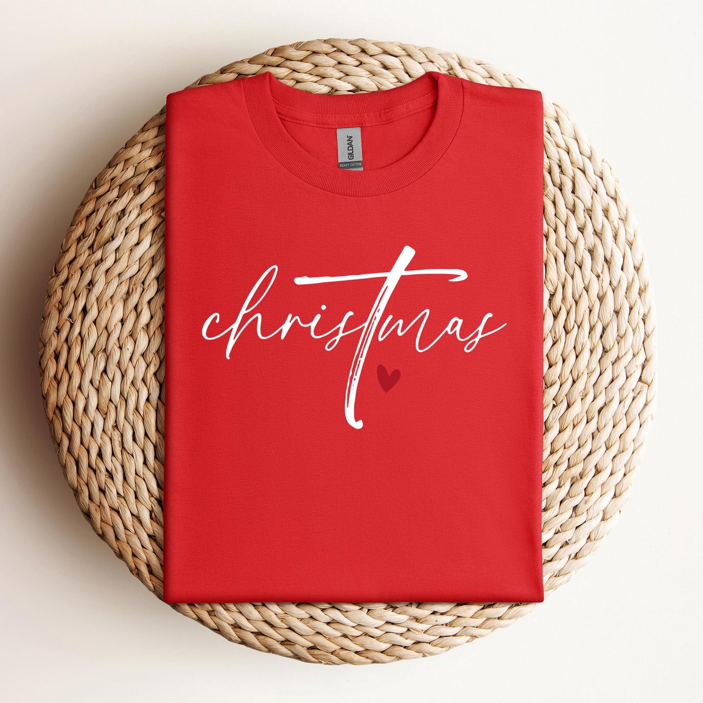Christmas Cross Heart
