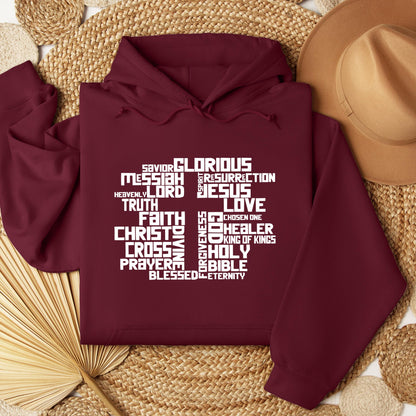 Christmas Cross Typography