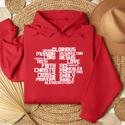Christmas Cross Typography