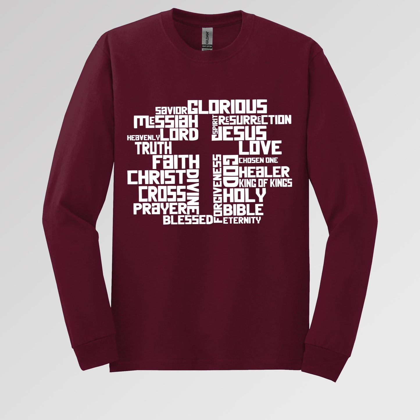 Christmas Cross Typography