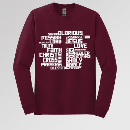 Christmas Cross Typography