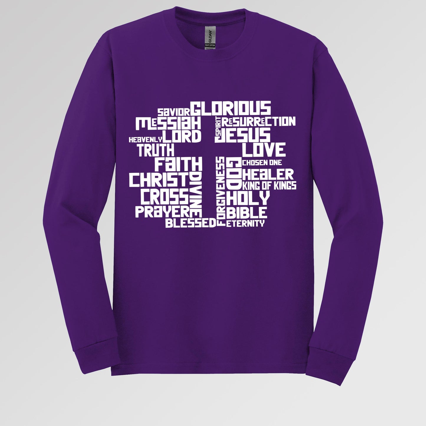 Christmas Cross Typography